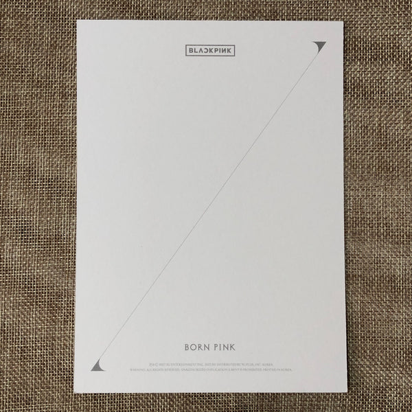 BLACKPINK LISA [ Born Pink ] Official Large Postcard, Box Set Ver. / New / Gift