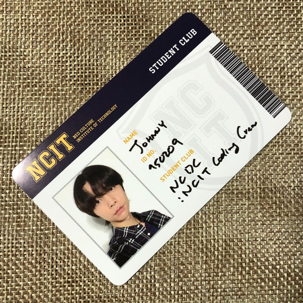 NCT 127 JOHNNY [ NCIT ] Official Random Photo Pack ID Sticker / New / Gift