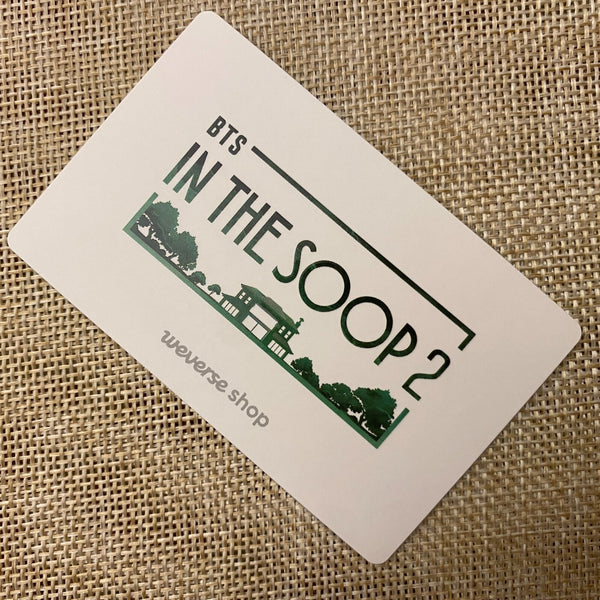 BTS JIN [IN THE SOOP 2] Official Photocard, Weverse Early Bird / New, Rare /+G