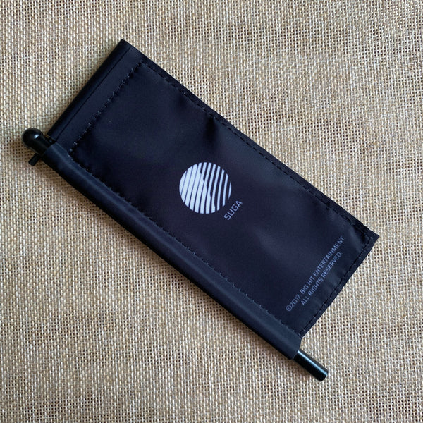 BTS SUGA [2017 THE WINGS TOUR FINAL] Official Mini Flag W/O Case / New, Rare /+G