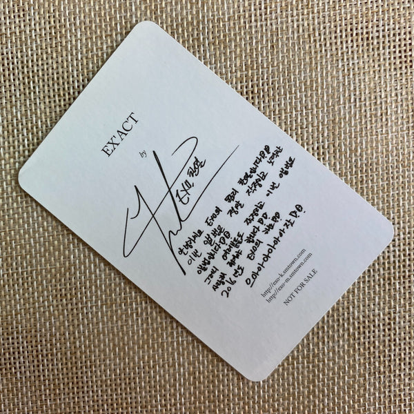 EXO CHANYEOL [ EXACT EX'ACT ] Official Photocard, Korean Ver. / New, Rare / Gift