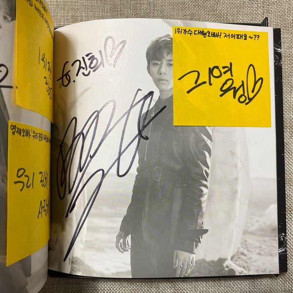 B.A.P [First Sensibility] Signed Album / All Member Autographed + Photocard /+G