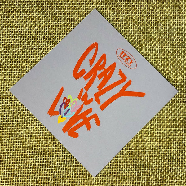 ITZY YEJI #1 [ CRAZY IN LOVE ] Official Preorder Special Photocard / New / Gift