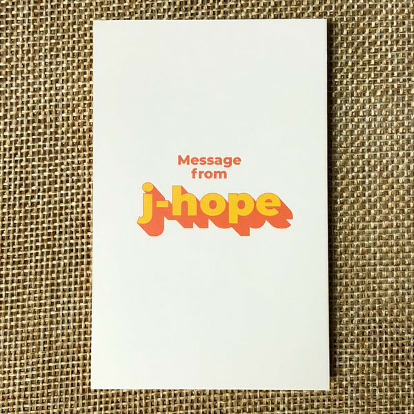 BTS J-HOPE [ Butter ] Official Folded Message Card Photocard / New / Gift