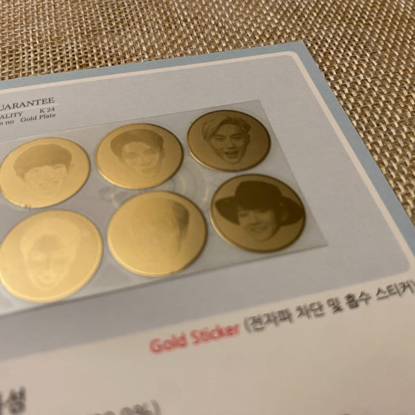 EXO [Lotte Pepero Day] Official Photocard Electromagnetic Blocking Sticker /+G