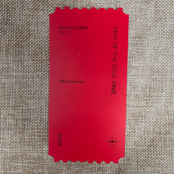 BTS [ Map of the Soul ON:E DVD ] Hologram Photo Ticket Set (All Member) / New/+G