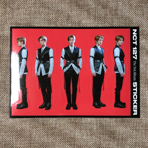 NCT 127 YUTA [ STICKER ] Official Sticker, STICKER Ver / New / Gift