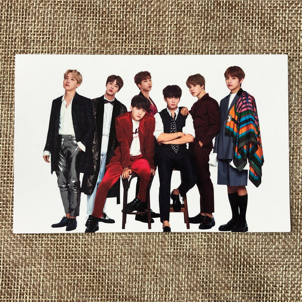 BTS GROUP [FANCLUB 4th ARMY Membership] Official Photocard Postcard / New / Gift