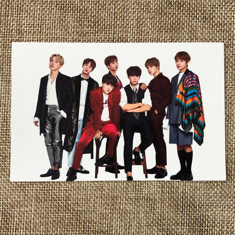 BTS GROUP [FANCLUB 4th ARMY Membership] Official Photocard Postcard / New / Gift