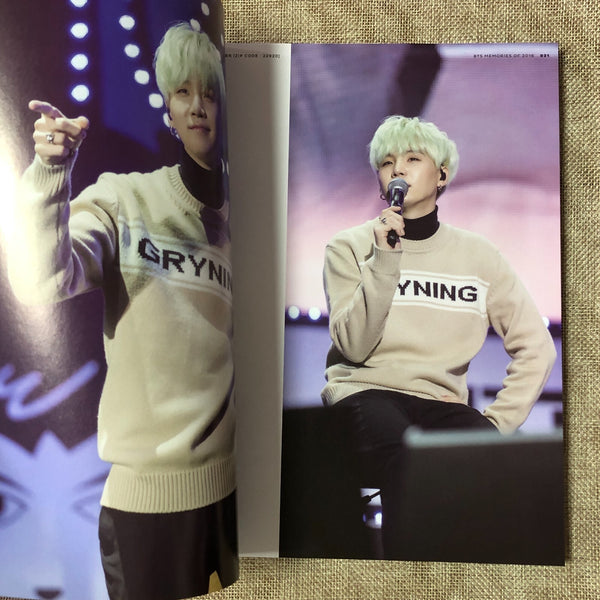BTS GROUP [ Memories of 2016 ] Official Photobook + DVD Set / New / Gift