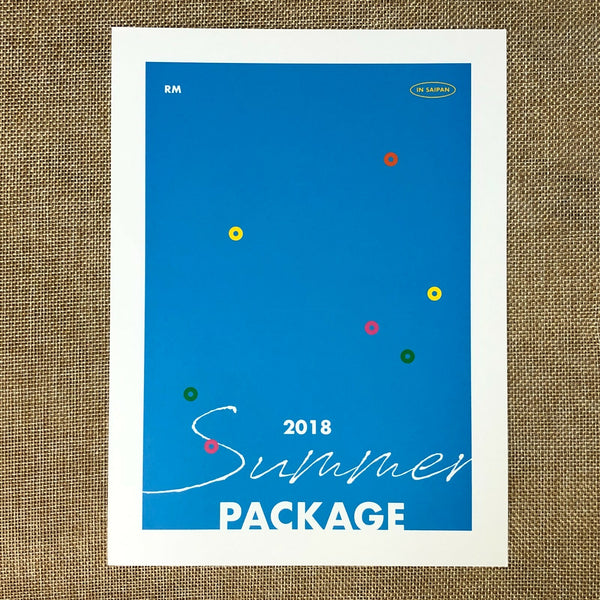 BTS RM [ Summer Package 2018 in Saipan ] Official Mini Poster / New / Gift