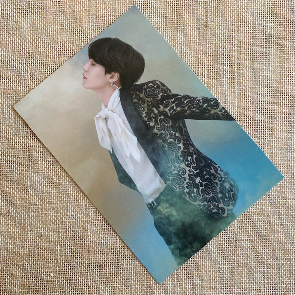 BTS SUGA [VT Cosmetics Sign Message] Official Postcard Photocard / New, Rare /+G