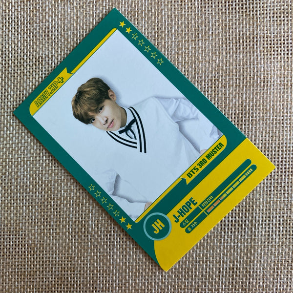 BTS J-HOPE 2/7 [3rd Muster ARMY.ZIP] Official Player Card Photocard / New / Gift