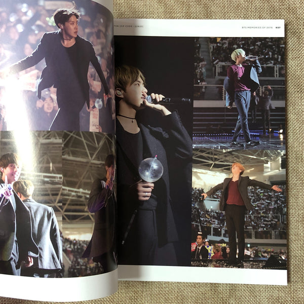 BTS GROUP [ Memories of 2016 ] Official Photobook + DVD Set / New / Gift