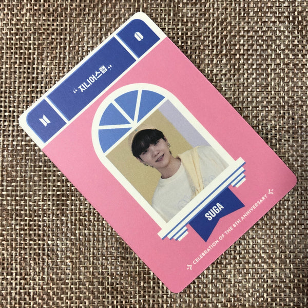 BTS SUGA [FESTA D-Day Calendar 8th Anniversary] Official Photocard Set / Gift