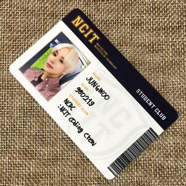 NCT 127 JUNGWOO [ NCIT ] Official Random Photo Pack ID Sticker / New / Gift