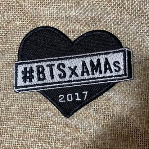 BTS [ 2017 AMAs American Music Awards ] Official Heart Patch / New, Rare / Gift