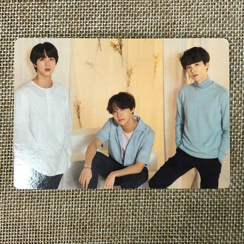 BTS JIN J-HOPE SUGA 5/12 [Love Yourself World Tour] Official Mini Photocard /+G