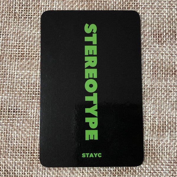 STAYC YOON [ STEREOTYPE ] Official Photocard, 2nd Album / New / Gift