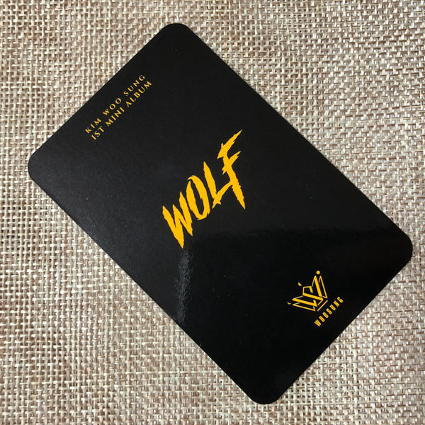 The Rose Kim Woo Sung [ WOLF ] Official Photocard, 1st EP / New, Rare / Gift