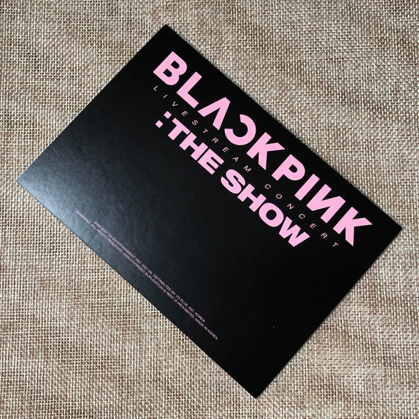 BLACKPINK LISA [ THE SHOW DVD ] Official Postcard Photo / New / Gift