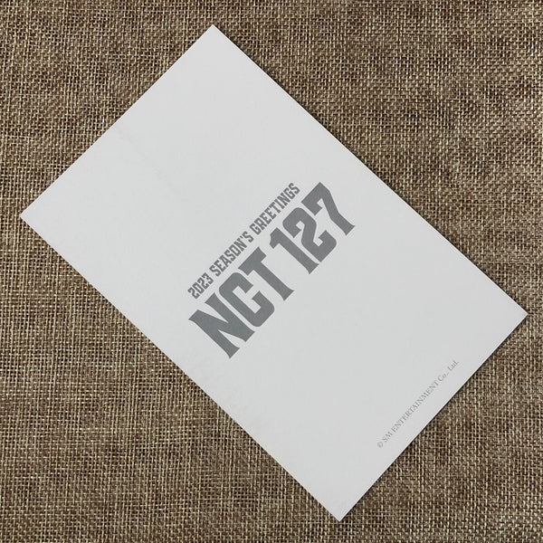NCT 127 YUTA [ 2023 Season's Greetings ] Official Postcard / New / Gift