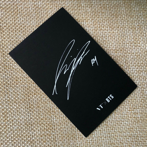 BTS RM RAP MONSTER #2 [ VT Think Your Teeth Official Photocard Black White ] N+G