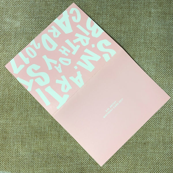 EXO CHEN [ SUM Birthday Card 2017 ] Official Postcard, SM TOWN / New / Gift