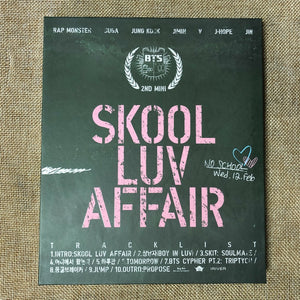 BTS [ SKOOL LUV AFFAIR Album ] Photobook + CD / NO PC / New / Gift