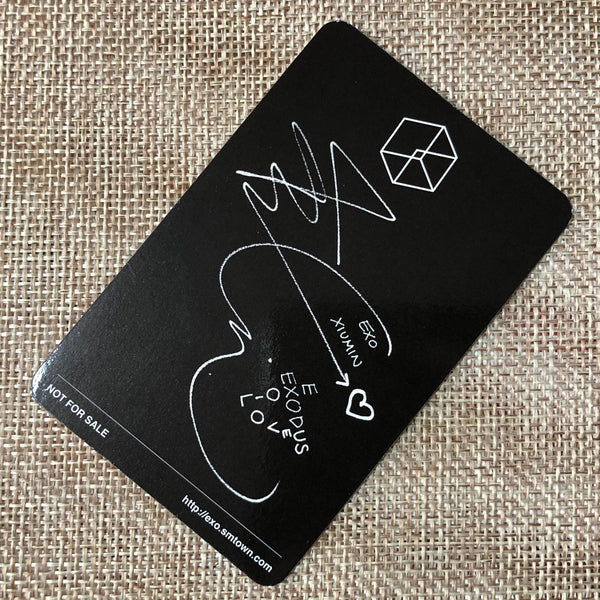 EXO XIUMIN [ EXODUS ] Official Photocard, 2nd Album Chinese Ver. / New / Gift