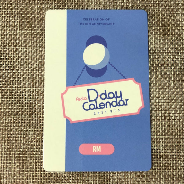 BTS RM [ FESTA D-Day Calendar 2021 ] Official Photocard / New / Gift