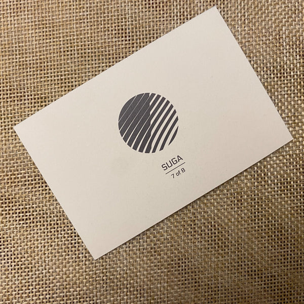 BTS SUGA 7/8 [Wings Tour Final Concert] Official Mini Photocard / New, Rare /+G
