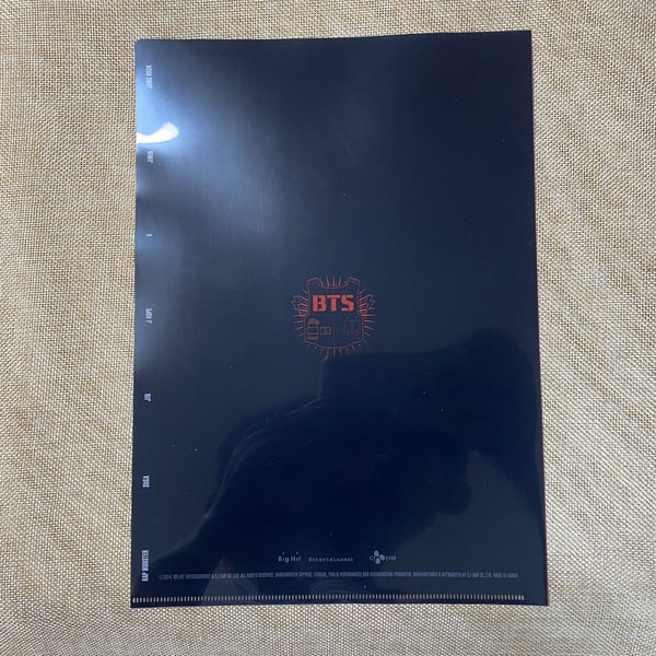 BTS [2014 Live Trilogy The Red Bullet] Official Clear File Set / New, Rare /+G