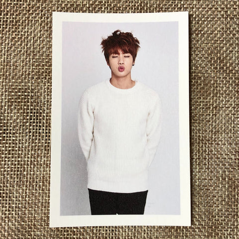 BTS JIN [GLOBAL OFFICIAL FANCLUB 2nd ARMY MEMBERSHIP KIT] Photocard / New / Gift