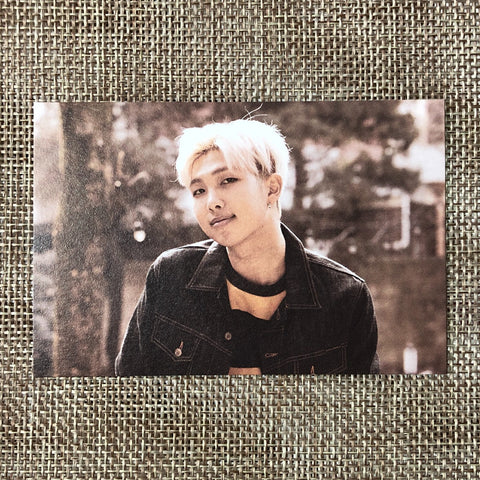 BTS RAP MONSTER RM 2/7 [ 2nd Muster ZIP CODE 22920 Official Mini Photocard ]N/+G