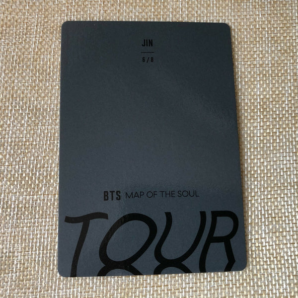 BTS JIN 6/8 [ Map Of The Soul Tour ] Official Mini Photocard / New / Gift