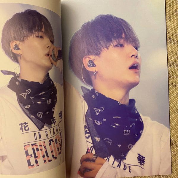 BTS SUGA [LOVE ATTACK Exhibition] Photobook SUGAFLOW, 144 pg 21x29 cm / Gift