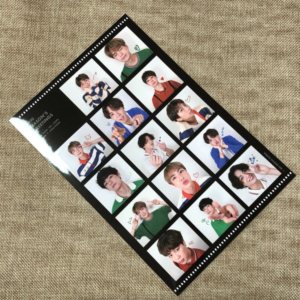 BTS GROUP [ 2020 Season's Greetings ] Official Limited Sticker Set / New / Gift