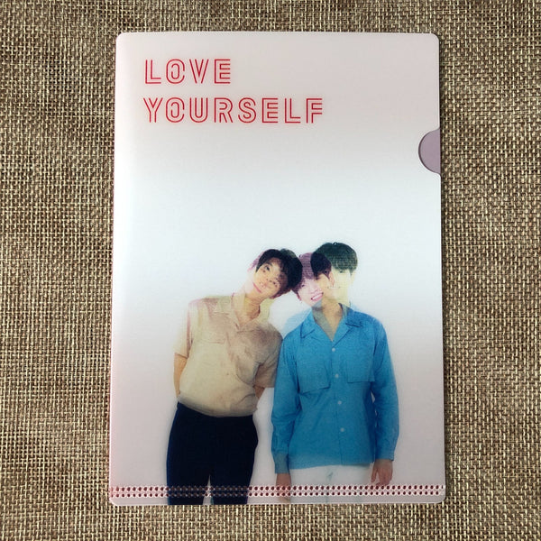 BTS GROUP [ Love Yourself ] Official Lenticular L-Holder Set / New / Gift