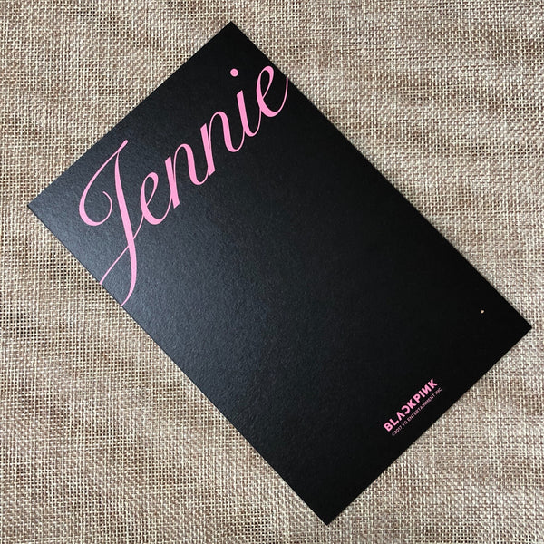 BLACKPINK JENNIE #1 [Pop-Up Store As If It's Your Last] Official Postcard / Gift