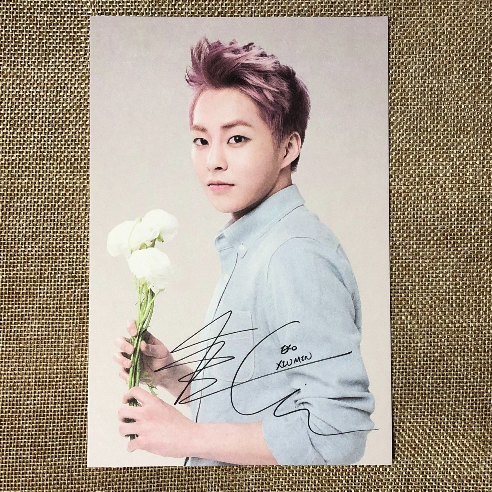 EXO XIUMIN [ Nature Republic ] Official Limited Postcard / New / Gift