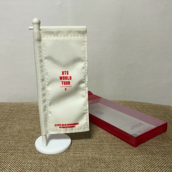 BTS V [ Love Yourself World Tour Concert ] Official Mini Flag / OPENED / Gift