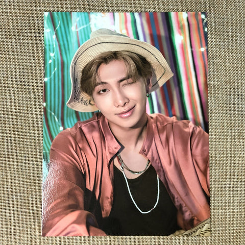 BTS RM [ Summer Package 2018 in Saipan ] Official Mini Poster / New / Gift