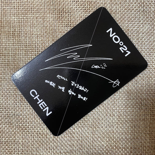 EXO CHEN #2 [ Obsession ] Official Photocard, 6th Album / New, Rare / Gift