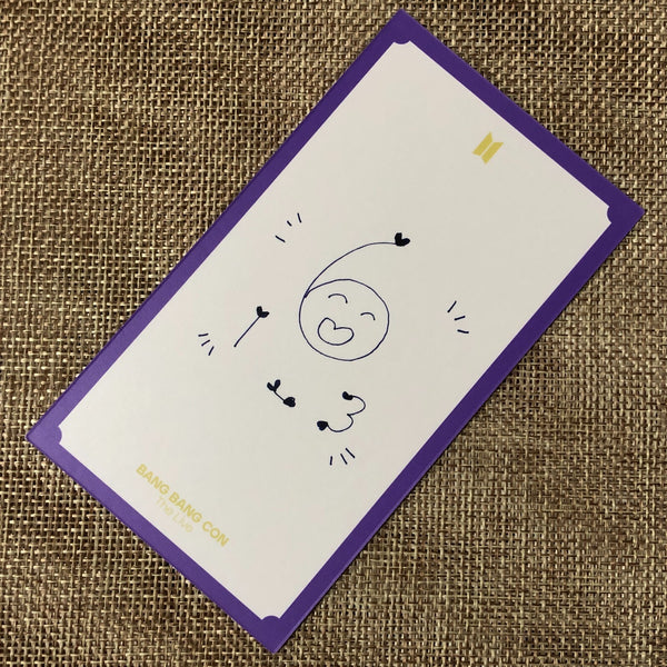 BTS J-HOPE 2/4 [BANG BANG CON The Live] Official Message Photocard / New / Gift