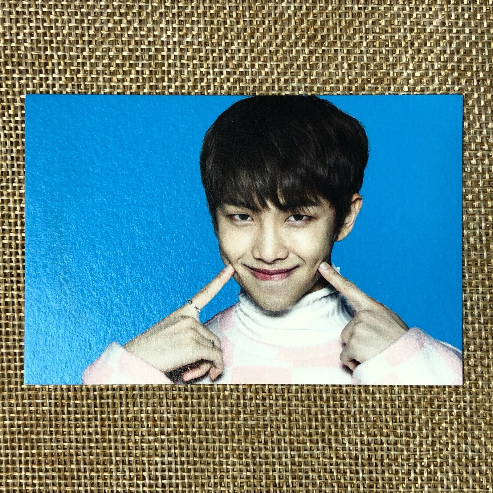 BTS RM 3/8 [ The Wings Tour Final Concert ] Official Mini Photocard / New / Gift