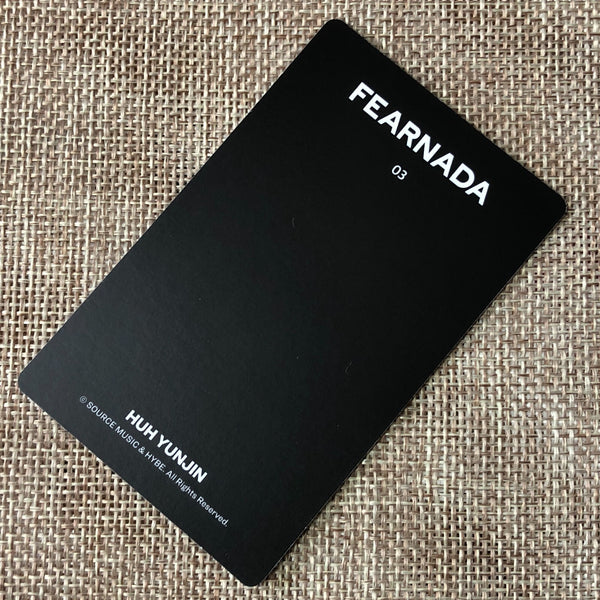 LE SSERAFIM YUNJIN [FEARNADA 2023 Fan Meeting MD] Official Photocard / Gift