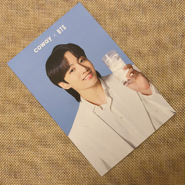 BTS JUNGKOOK #1 [BTS x COWAY] Official Postcard Photocard Limited / New, Rare