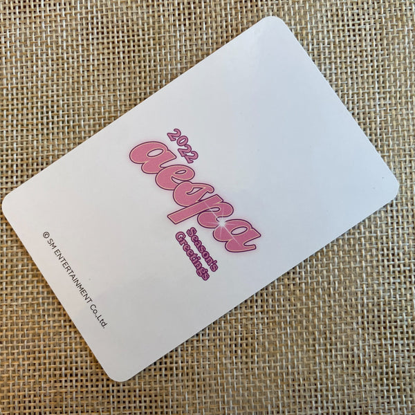 AESPA GISELLE [2022 Season's Greetings Alladin] Official Photocard / New / Gift