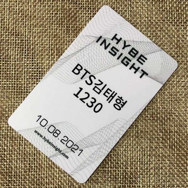 BTS V #2 [ Hybe Insight ] Official Photocard Ticket / New / Gift